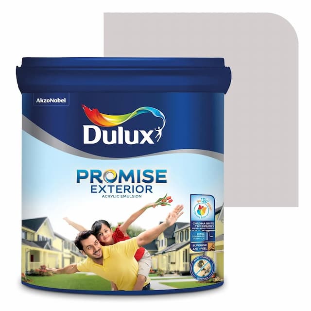 Dulux Promise Interior Emulsion Paint (4L, Viola) | Brighter & Longer-Lasting Colors | Rich Finish | Chroma Brite Technology | Anti-Chalk | Water-Based Acrylic Paint