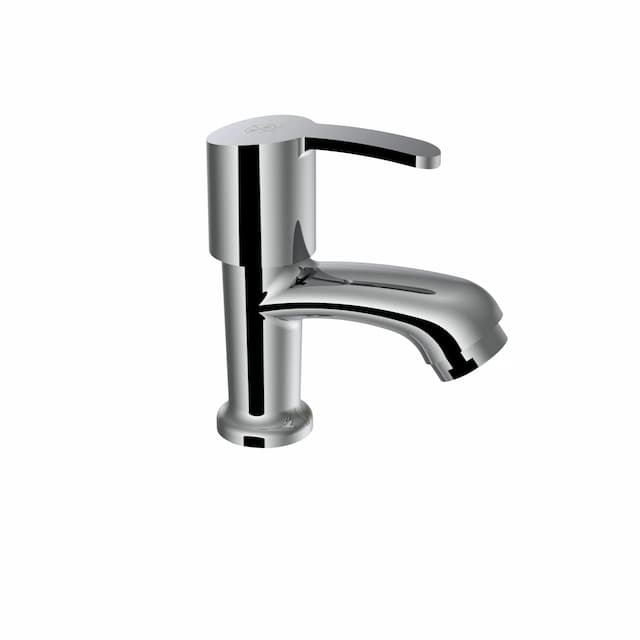 RN Pillar Cock Washbasin Tap | Kitchen Taps for Silver Chrome Plated