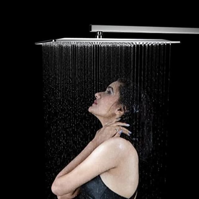 RN SS Aston Ultra Slim Shower, Size:- 4" (Without Arm)_RN6101100A