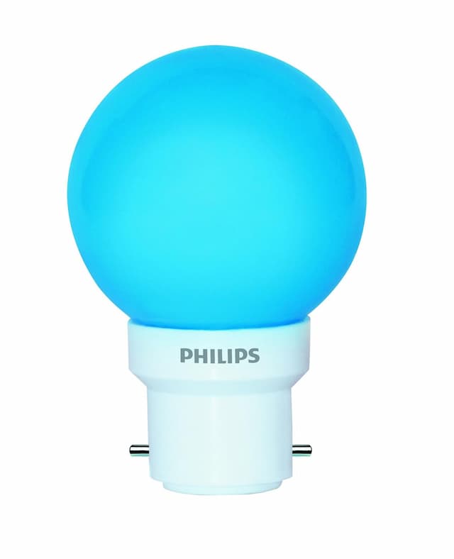 PHILIPS 0.5W B22 LED Blue LED Bulb (Deco Mini)