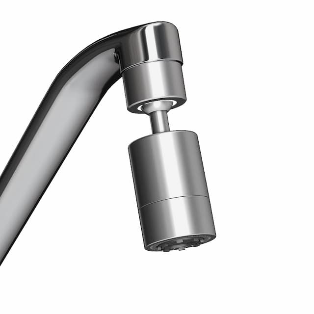 WaterScience Kitchen Tap Extender - Mini | Upto 70% Water Saving | 360 Degree Rotation | Fits 22-24 mm taps